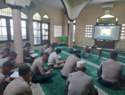 Awali Ramadhan, Polres Rembang Binrohtal dengan Kataman Al Qur’an