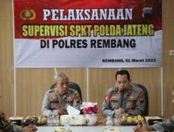 Polres Rembang Kedatangan Tim Supervisi SPKT Polda Jateng