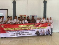 Polres Rembang Sosialisasikan Penerimaan Polri 2023 Pada Pelajar
