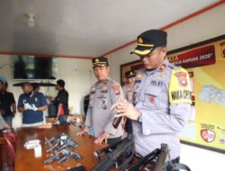 Polres Sekadau Lakukan Pengecekan Senpi dan Ranmor Dinas di Polsek Wilayah RTM