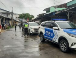 Polres Singkawang Melaksanakan Pengamanan Kegiatan Kirab Pemilu Tahun 2024 KPU Kota Singkawang