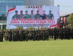 Gelar Apel Jam Pimpinan TNI-Polri, Polresta Banyumas Dukung Agenda Nasional dan Pemilu 2024
