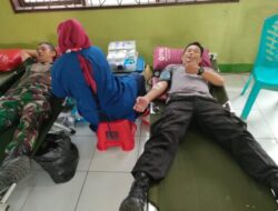 Polsek Karangtengah Melaksanakan Giat Sosial Berupa Donor Darah di Kecamatan Karangtengah