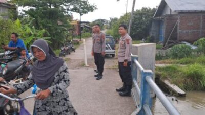 Dengar Keluhan Masyarkat, Personil Polsek Sayung Datangi TKP Balap Liar