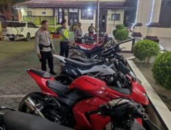 Polsek Juwana Tindak Tegas 15 Sepeda Motor Berknalpot Brong