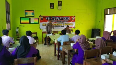 Sat Binmas Polres Demak Melaksanakan Giat Binredawan di SMA Islamic Centre Wonosalam