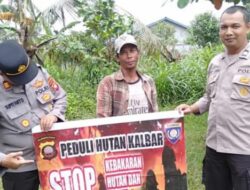 Satgas Preemtif Ops Bina Karuna Kapuas Polres Singkawang Memberikan Himbauan