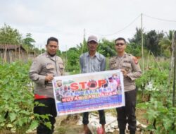 Satgas Preemtif Ops Bina Karuna Polres Kapuas Hulu Laksanakan Sosialisasi dan Imbauan Karhutla