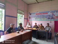 Siap Bersinergi, Kanit Binmas Polsek Lebong Utara Menghadiri Sosialisasi PTSL