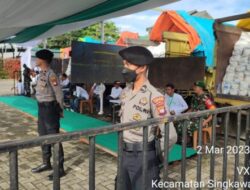 TNI Polri Melakukan Pengamanan Pasar Murah dan Bazar UMKM PT Pengadaian