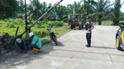 Tingkatkan Keamanan, Polsek Nasal Lakukan Patroli Jalan Lintas dan Objek Vital