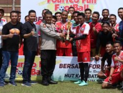 Antar Instansi di Batang Jalin Sinergis Dengan Turnamen Mini Sepak Bola