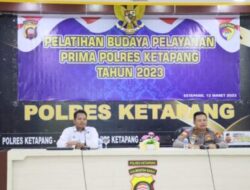 Wakapolres Pimpin Pembukaan Pelatihan Budaya Pelayanan Prima Polres Ketapang