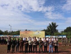 Wakapolres Sambas Memimpin Apel Gelar Pasukan Operasi Kepolisian Kewilayahan Bina Karuna-2023 Tahap I