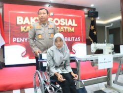 Polri Peduli, Kapolda Jatim Berbagi Untuk Kaum Disabilitas