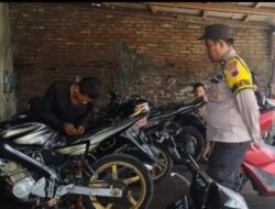 Antisipasi Balap Liar, Anggota Polsek Bonang Sambang ke Bengkel Desa Bonangrejo