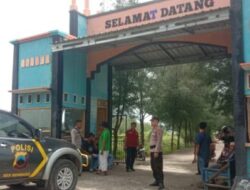 Laksanakan Ibadah Puasa, Anggota Polsek Lasem Tetap Gelar Patroli Obyek Wisata