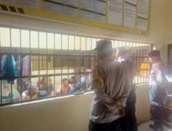 Antisipasi Kejadian Tidak Diinginkan, Pawas Polres Rembang Monitoring Tahanan