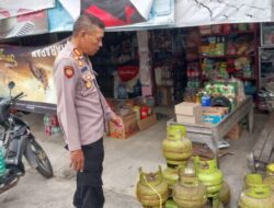 Personil Polsek Dempet Patroli KRYD Di Pasar Jaga Kamtibmas Tetap Kondusif Selama Bulan Ramadhan