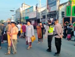 Jajaran Polsek Lasem Rembang Gelar Pengamanan Sholat Idul Fitri 