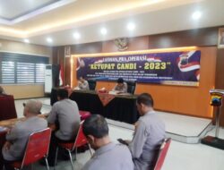 Jelang Idul Fitri, Wakapolres Rembang Buka Latpraops Ketupat Candi 2023