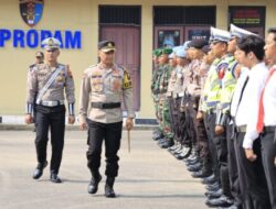 Kapolres Rembang Memimpin Apel Gelar Pasukan OKC 2023