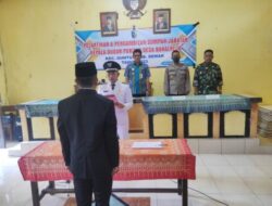 Kapolsek Guntur Demak Hadiri Pelantikan Perangkat Desa Bakalrejo