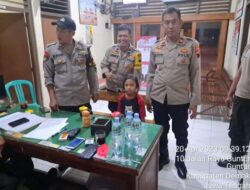 Anak Usia 8 Tahun Tersesat, Kapolsek Karangtengah Demak Mengantarkan Pulang