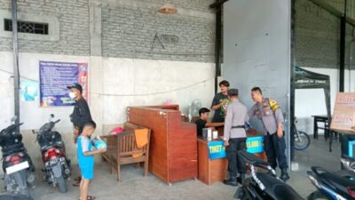 Libur Lebaran, Polsek Karangawen Demak Menggelar Patroli Obwis Kolam Renang