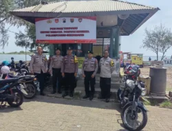 Polsek Semarang Barat Laksanakan Pengamanan Obyek Wisata Pantai Marina
