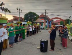 Menjelang Mudik Lebaran, Wakapolsek Menghadiri Peresmian Pos Lebaran Banser Di Wilayah Karangtengah