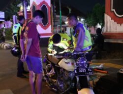 Polisi Ciduk Ratusan Motor Berknalpot Brong dan Balap Liar di JLS Pati