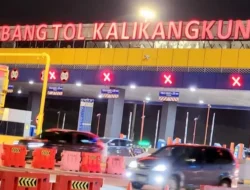 One Way Arus Lalin di Gerbang Tol Kalikangkung Semarang Sudah Diberlakukan