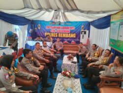 Pamatwil Polda Jateng Monitoring Kesiapan Pospam OKC 2023 Di Wilayah Polres Rembang