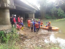 Pencarian Pria Loncat ke Sungai Sambong Batang Masih Berlanjut