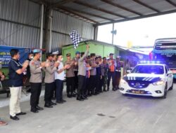 Polda Jateng Berangkatkan Puluhan Bus Pemudik kembali ke Jakarta