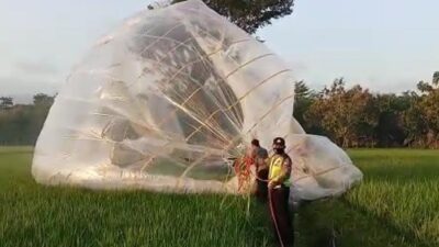 Polda Jateng Tertibkan Tradisi Menerbangkan Balon Udara di Kab. Wonosobo