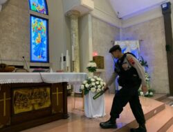 Polisi Polres Batang Laksanakan Sterilisasi, Pastikan Keamanan Gereja