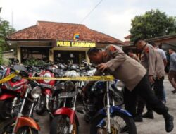 Polres Demak Amankan Puluhan Sepeda Motor Terlibat Balap Liar