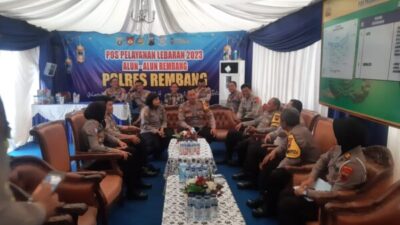 Tim Supervisi OKC 2023 dari Roops Polda Jateng Gelar Kunker ke Polres Rembang
