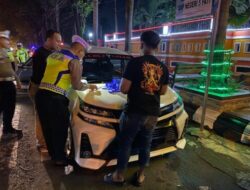 Keren, Tak Hanya Motor Kini Mobil Knalpot Brong pun Ditindak Polresta Pati