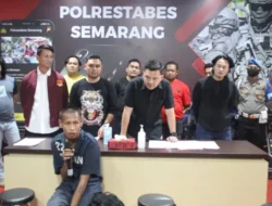 Polrestabes Semarang Tangkap Pemuda Pencurian Motor Di Jalan Permata Hijau Semarang