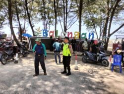 Polsek Kragan Rembang Lakukan Pemantauan Obyek Wisata Pantai Balongan