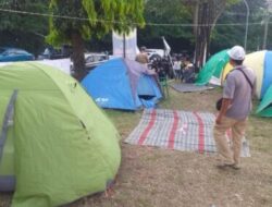 Unik!! Posko Mudik di Gombel Semarang Ala Pendaki Gunung