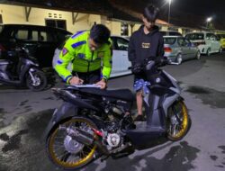 Ratusan Motor Knalpot Brong dan Balap Liar di JLS Pati Diciduk Polresta Pati