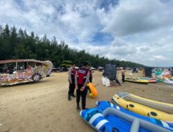 Sat Samapta Polres Rembang Menggelar Pam Obyek Wisata Pantai