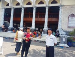 Sat Samapta Polres Rembang Menggelar Pam Sholat Jum’at