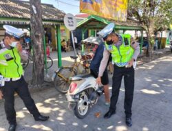 8 Sepeda Motor Knalpot Brong Ditindak Satlantas Polres Rembang