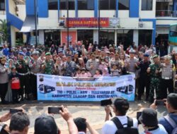 TNI – Polri Cilacap Berangkatkan 10 Bus, Angkut 500 Warga Mudik Balik Gratis ke Jakarta