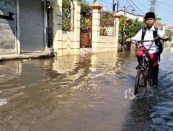 Banjir Rob Kembali Rendam 5 RW di Tambaklorok Semarang
